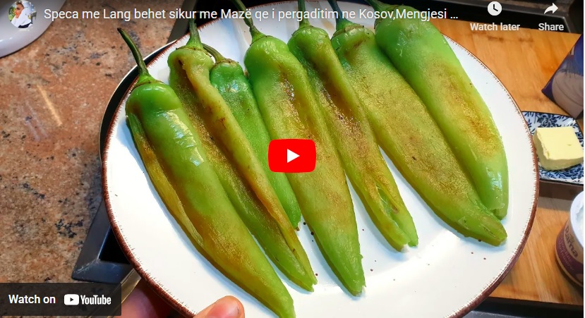 Speca me Lang behet sikur me Mazë qe i pergaditim ne Kosov,Mengjesi Shqiptar qe ta knaq Barkun