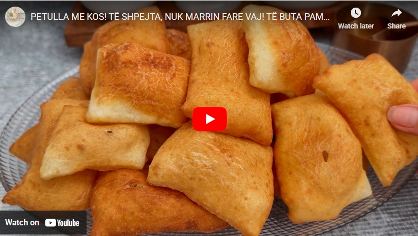 PETULLA ME KOS! TË SHPEJTA, NUK MARRIN FARE VAJ! TË BUTA PAMBUK