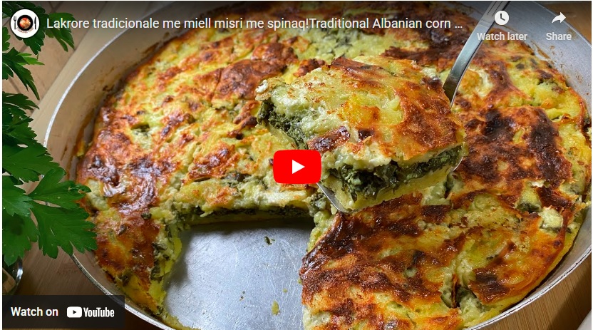 Lakrore tradicionale me miell misri me spinaq