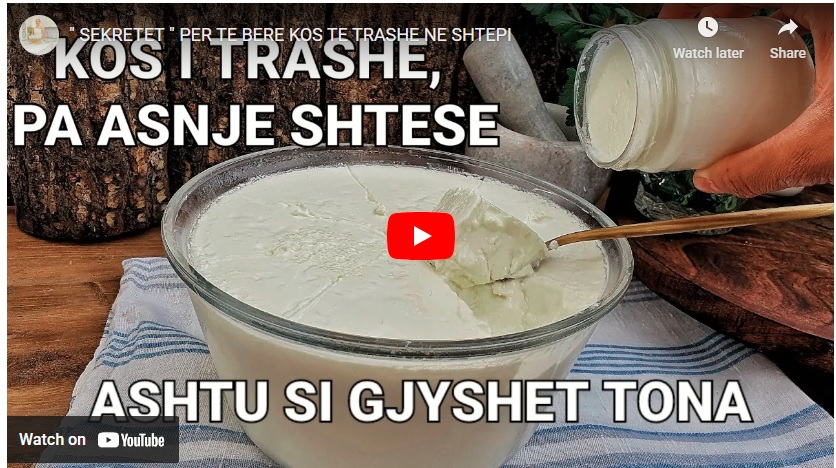 SEKRETET ” PER TE BERE KOS TE TRASHE NE SHTEPI