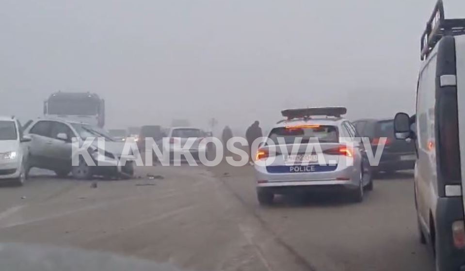 Aksident në magjistralen Prishtinë-Ferizaj, nuk dihet për të lënduar