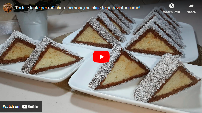 Torte e lehtë me shije të pa rezistueshme!!!