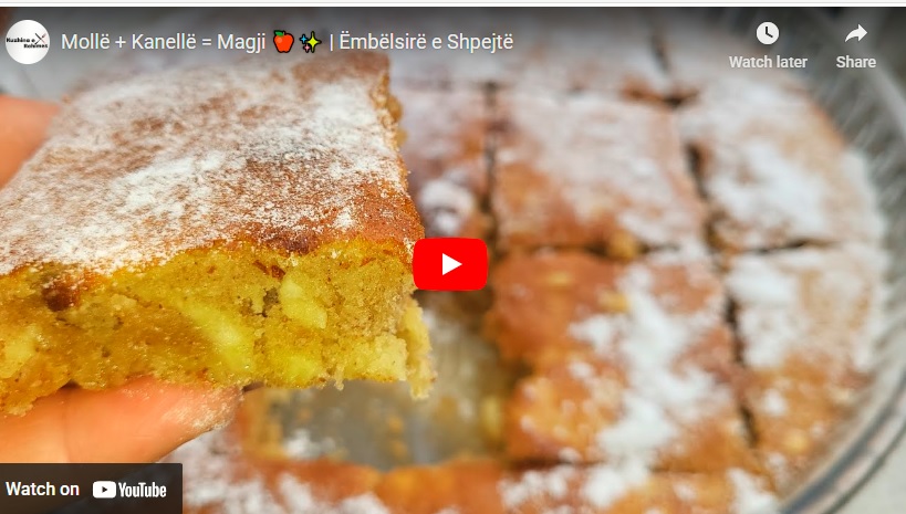 Ëmbëlsirë e Shpejtë me molle e kanell